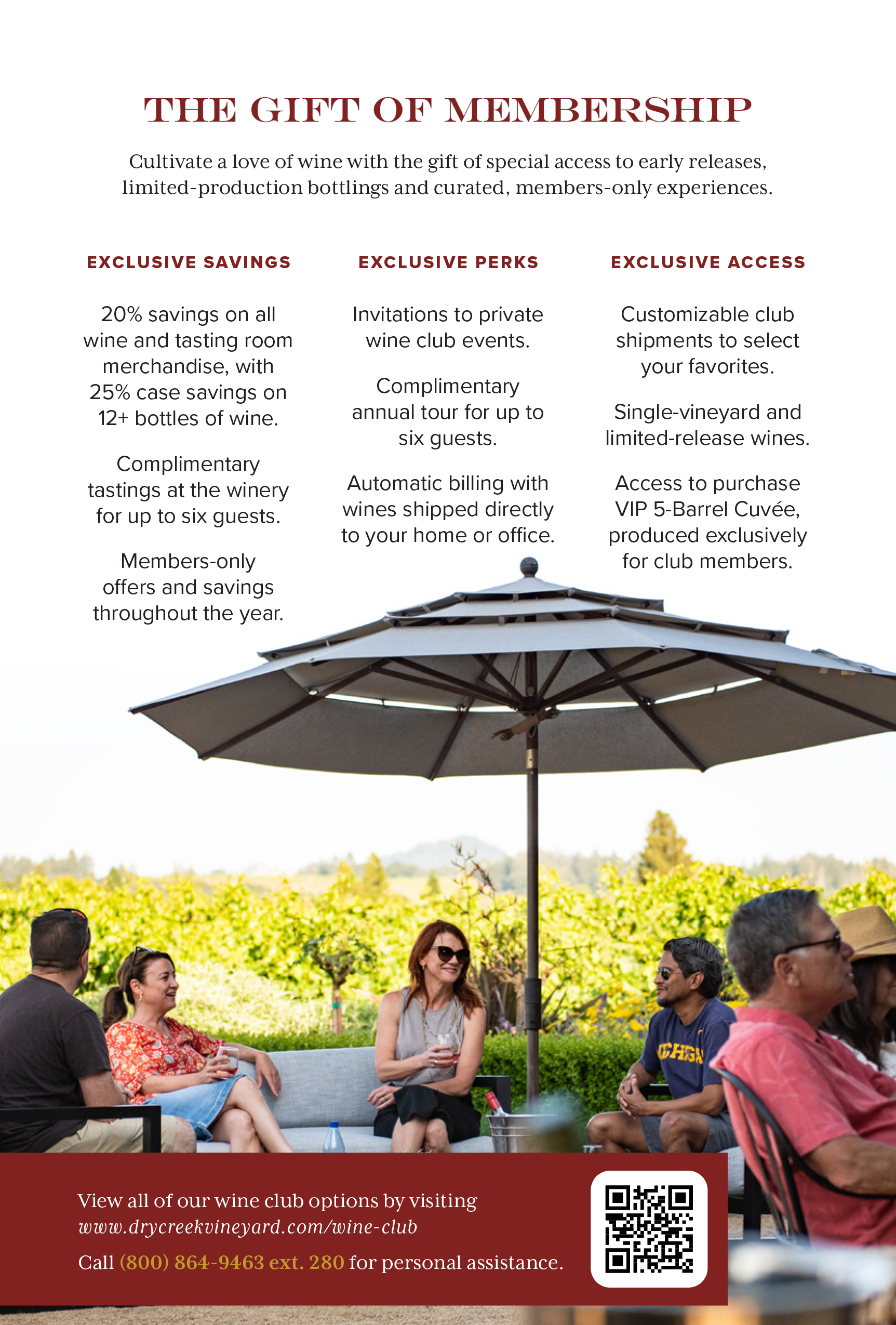 Dry Creek Vineyard 2023 Holiday Direct Mail Catalog