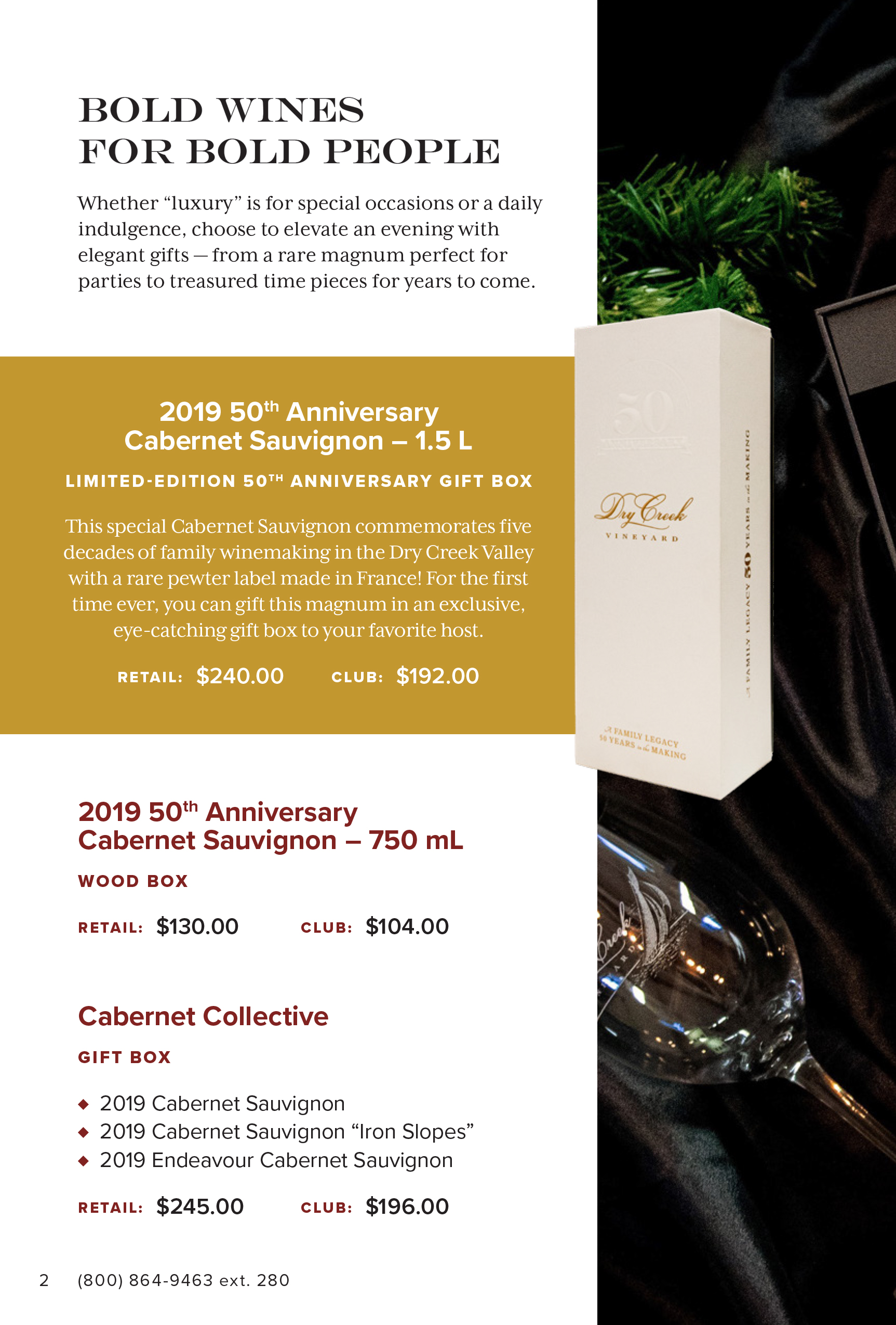 Dry Creek Vineyard 2023 Holiday Direct Mail Catalog