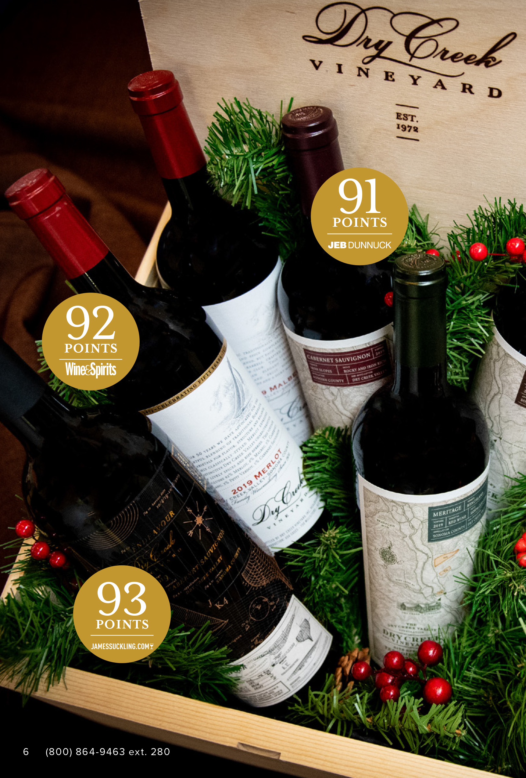 Dry Creek Vineyard 2023 Holiday Direct Mail Catalog