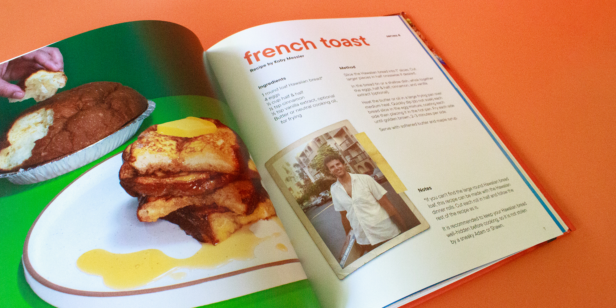 Messy Cookbook french toast recipe